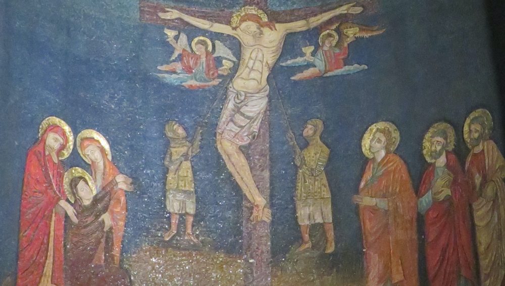 El mosaico de la Crucifixión en Salerno